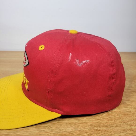 Kansas City Chiefs Montana Hat Cap Snapback 90s NFL Made In China Eastport Retro - Picture 11 of 16